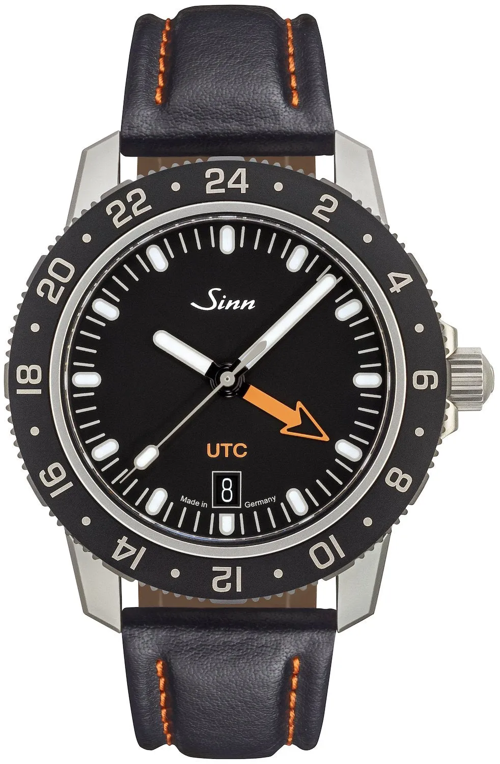 Sinn Uhren Sinn 105 St Sa UTC Lederarmbanduhr