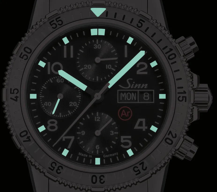 Sinn Uhren Sinn 206 St Ar Gummiband Schwarze Uhr