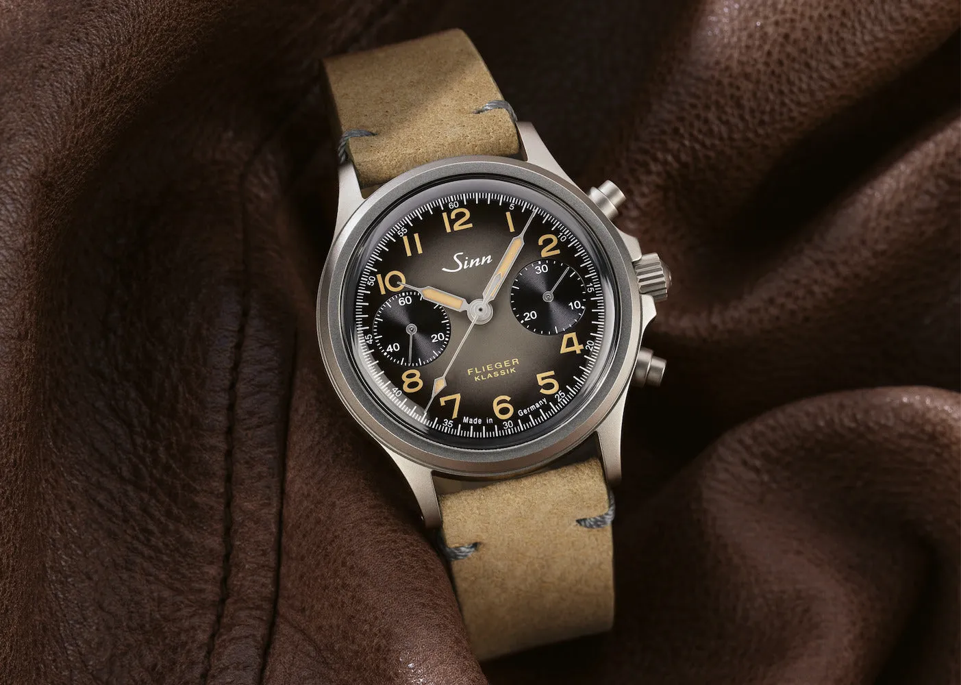 Sinn Uhren Sinn 356 Pilot Classic AS E Lederarmbanduhr
