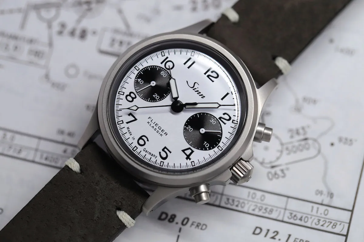 Sinn Uhren Sinn 356 Pilot Classic Lederarmbanduhr