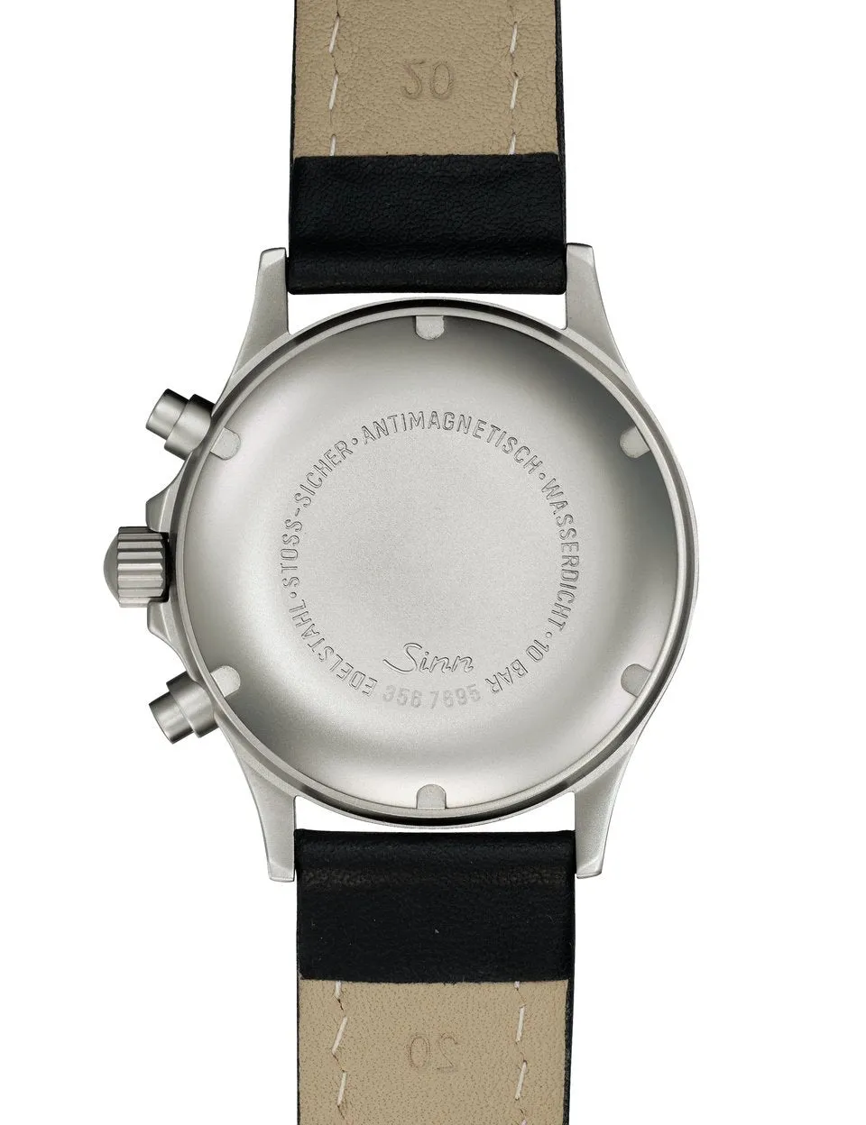 Sinn Uhren Sinn 356 Pilot Rindsleder Schwarze Uhr