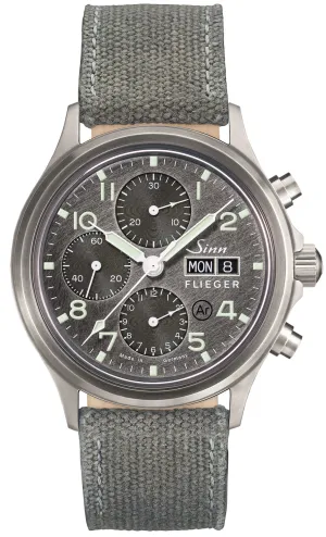 Sinn Uhren Sinn 358 Sa Pilot DS Canvas Grau Uhr