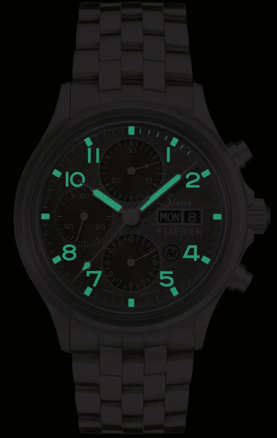 Sinn Uhren Sinn 358 Sa Pilot DS Canvas Grau Uhr