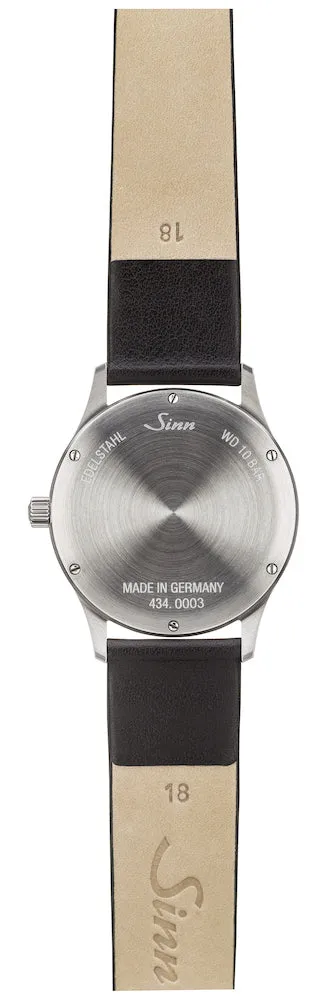 Sinn Uhren Sinn 434 St B Damen Leder Armbanduhr Blau