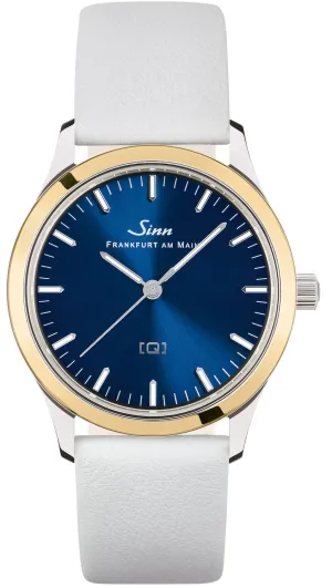 Sinn Uhren Sinn 434 St GG B Damen Leder Armbanduhr Weiß