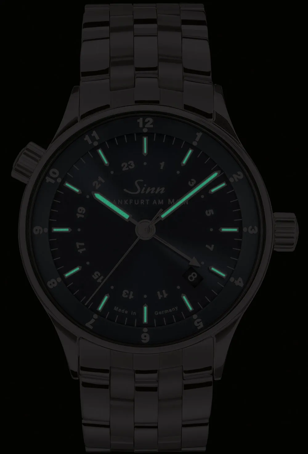 Sinn Uhren Sinn 6060 B 24h UTC Frankfurt Weltzeituhr