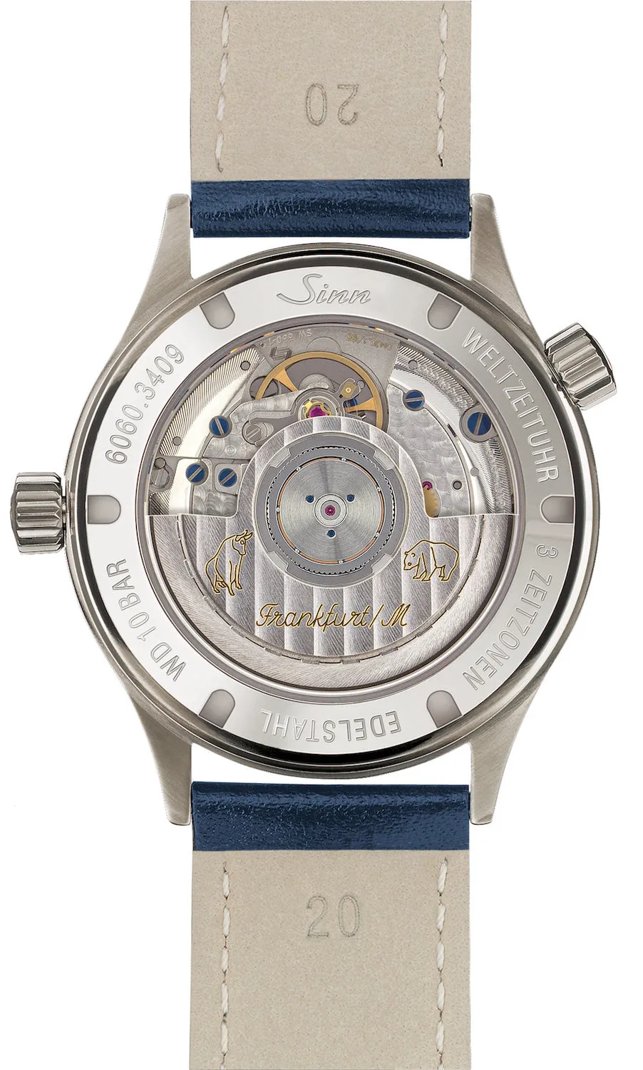 Sinn Uhren Sinn 6060 B 24h UTC Frankfurt Weltzeituhr