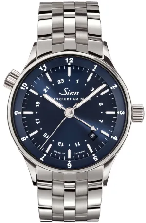 Sinn Uhren Sinn 6060 B 24h UTC Frankfurt Weltzeituhr