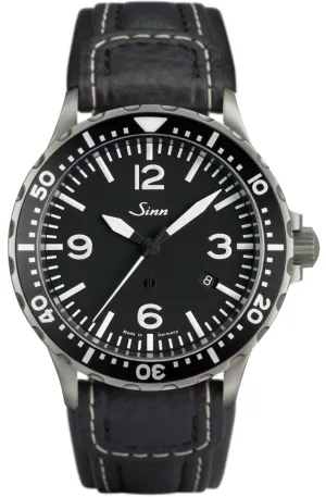 Sinn Uhren Sinn 857 Integriertes Armbanduhr mit Rindslederband