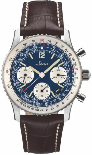 Sinn Uhren Sinn 903 St BE II Navigationsuhr mit braunem Lederarmband