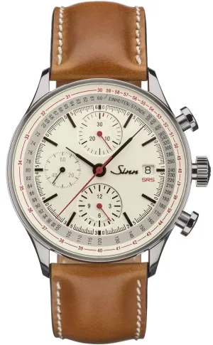 Sinn Uhren Sinn 910 SRS Vintage Lederarmbanduhr
