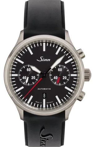 Sinn Uhren Sinn 936 Schwarze Gummiumschlaguhr