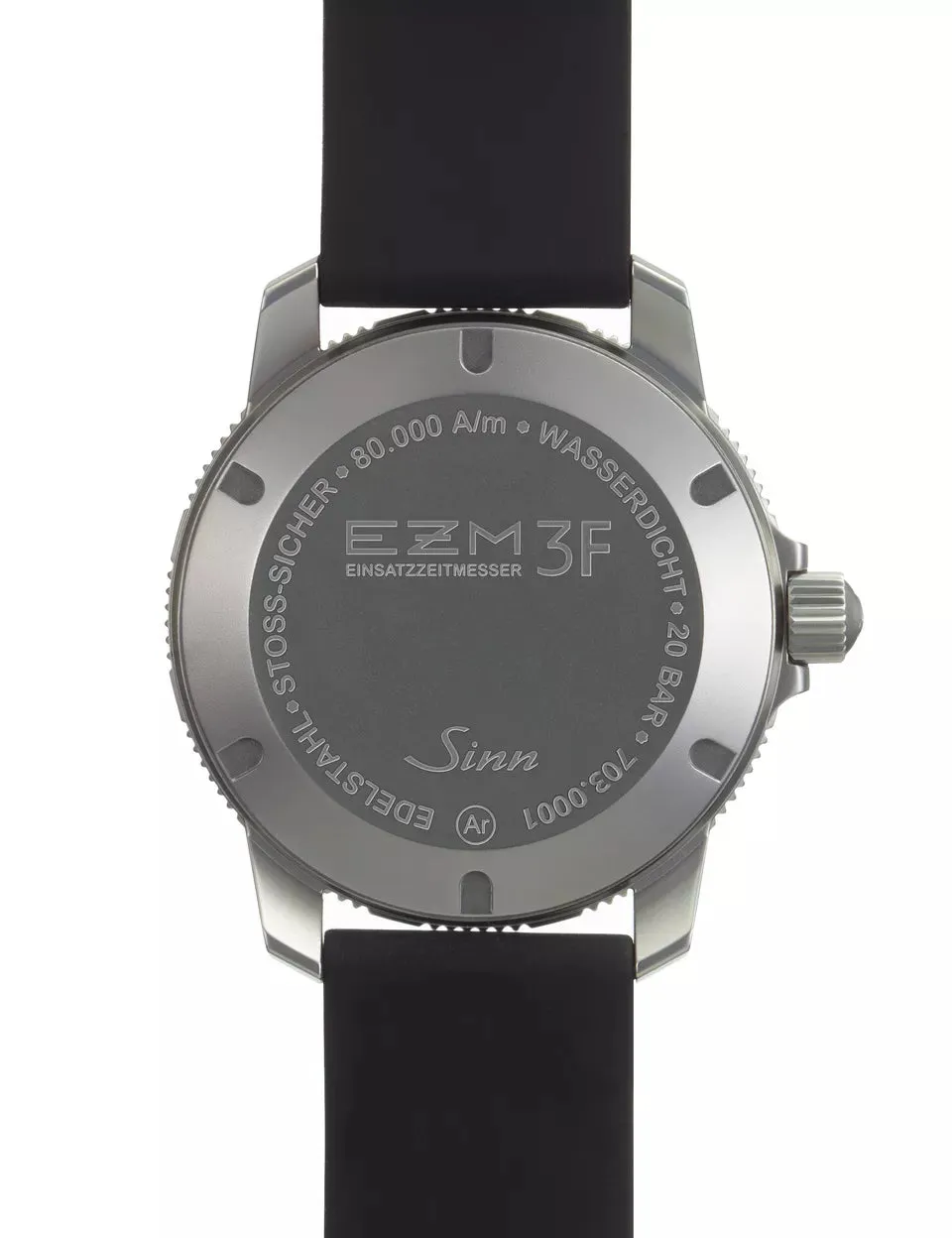 Sinn Uhren Sinn EZM 3F Vintage Rindsleder Braun Armbanduhr