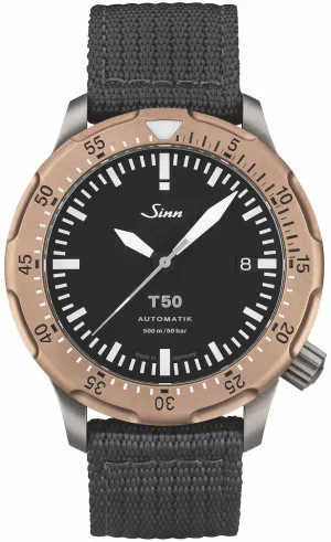 Sinn Uhren Sinn T50 GBDR Leder-Textil-Armbanduhr