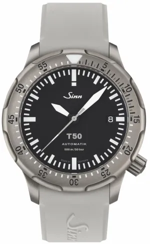 Sinn Uhren Sinn T50 Weiße Silikon-Armbanduhr