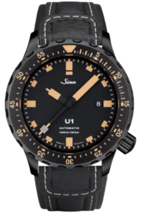 Sinn Uhren Sinn U1 S E Lederarmbanduhr