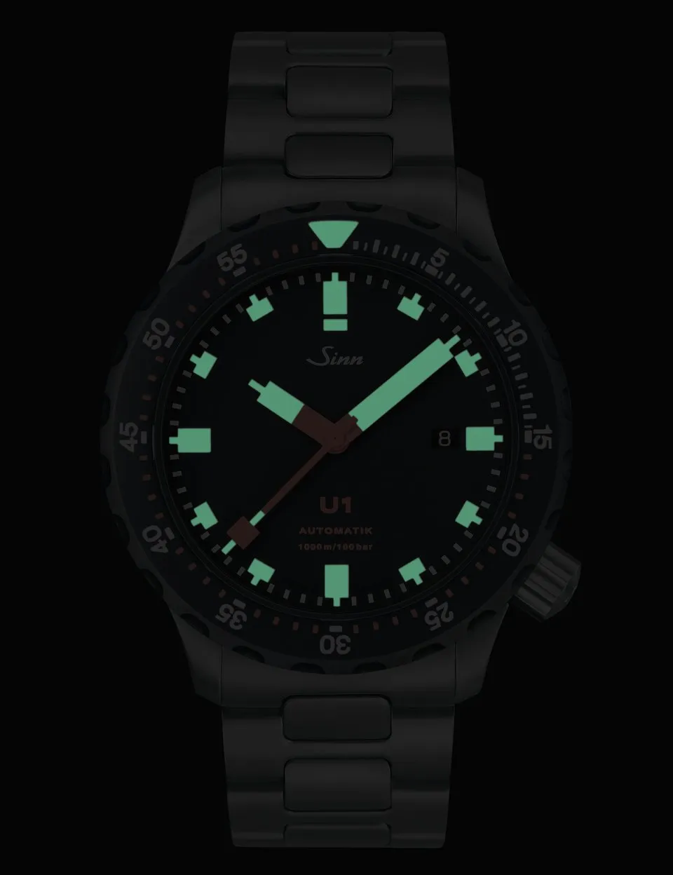 Sinn Uhren Sinn U1 SDR Lederarmbanduhr
