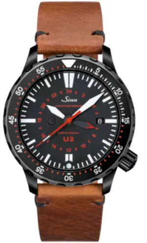 Sinn Uhren Sinn U2 S EZM 5 Vintage Rindsleder Braun Armbanduhr