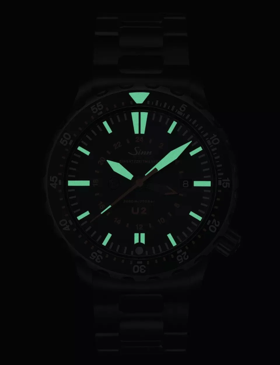 Sinn Uhren Sinn U2 S EZM 5 Vintage Rindsleder Braun Armbanduhr