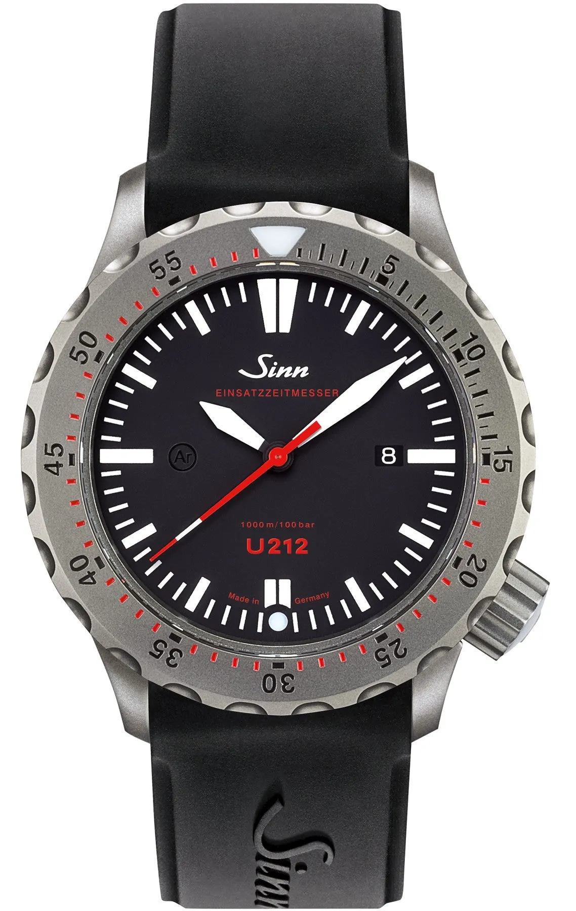 Sinn Uhren Sinn U212 - EZM 16 Silikon-Armbanduhr