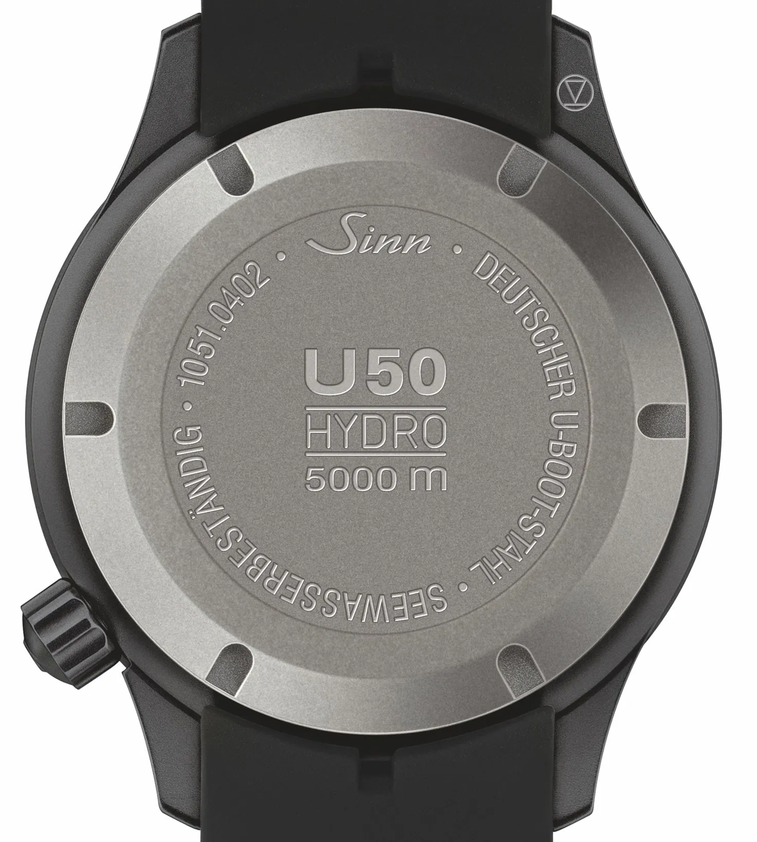 Sinn Uhren Sinn U50 Hydro S Silikon Armbanduhr Schwarz