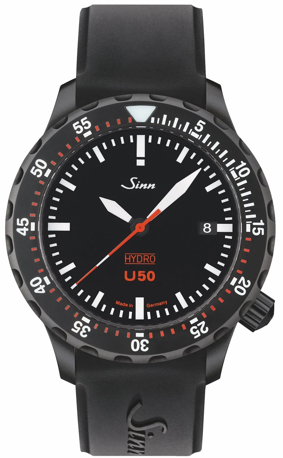 Sinn Uhren Sinn U50 Hydro S Silikon Armbanduhr Schwarz