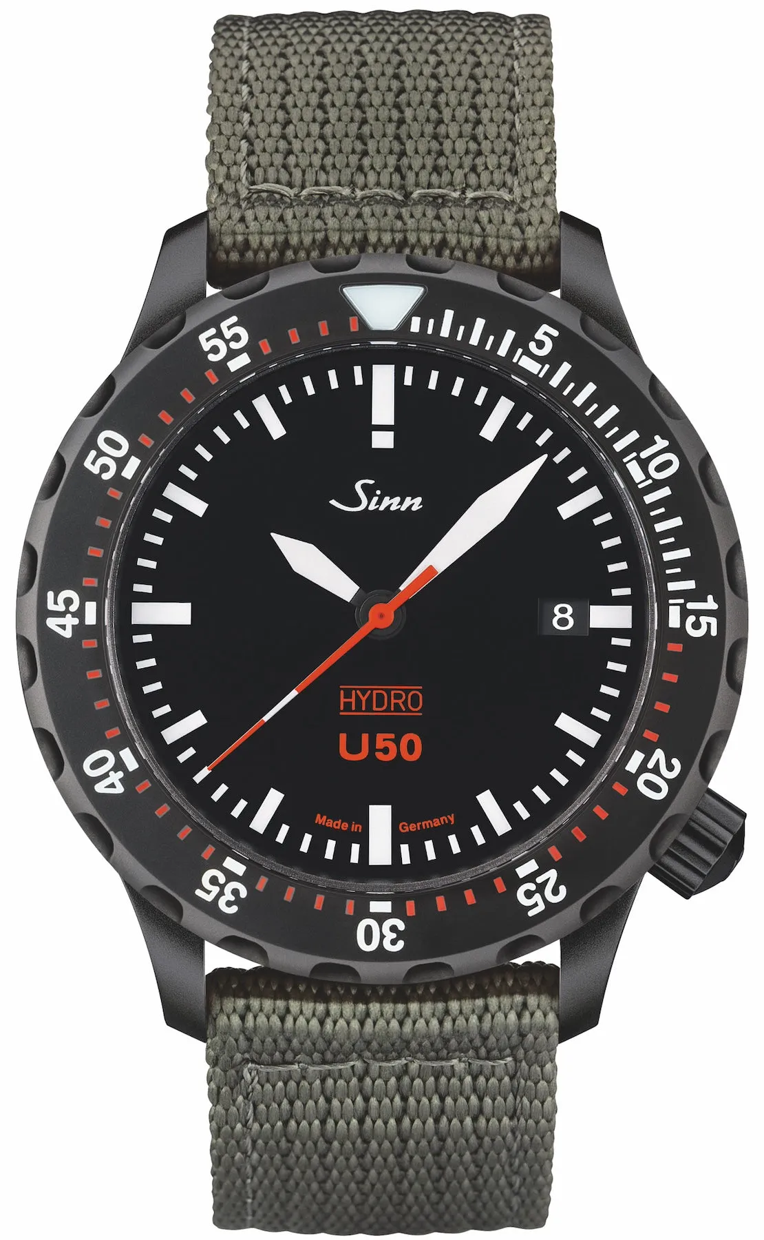 Sinn Uhren Sinn U50 Hydro S Textil Olive Grau Uhr