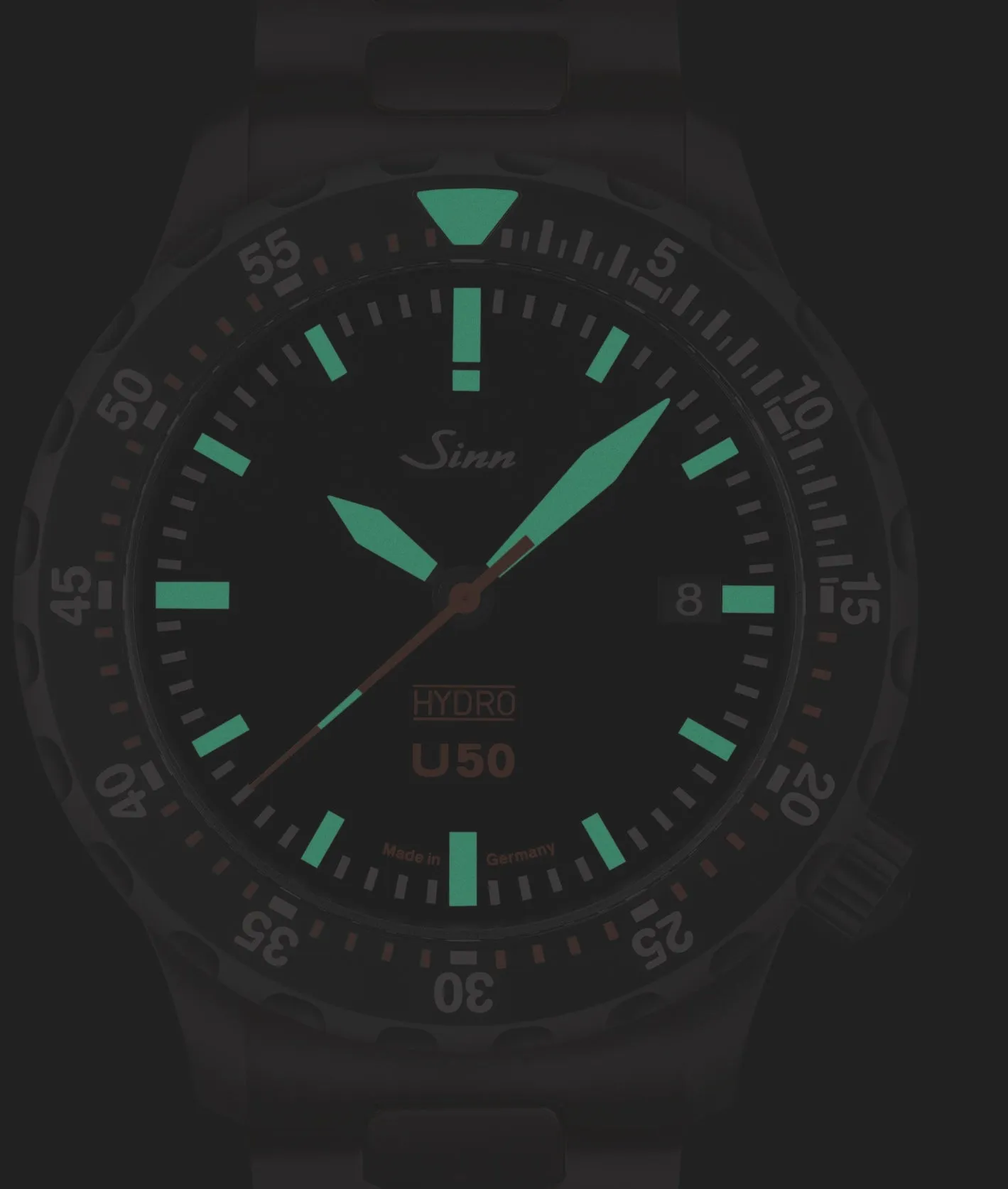 Sinn Uhren Sinn U50 Hydro S Textil Olive Grau Uhr