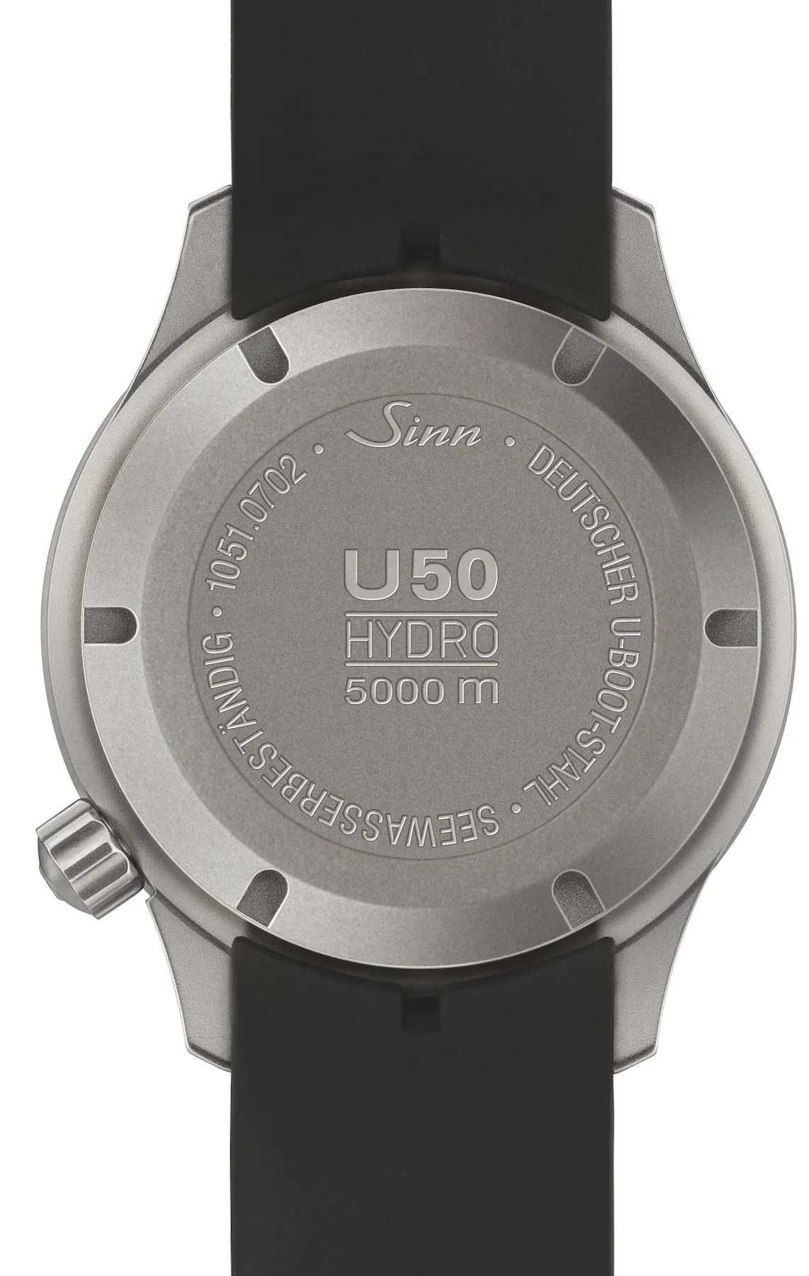 Sinn Uhren Sinn U50 Hydro SDR Silikon Armbanduhr Weiß