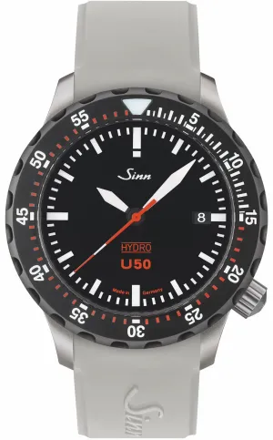 Sinn Uhren Sinn U50 Hydro SDR Silikon Armbanduhr Weiß
