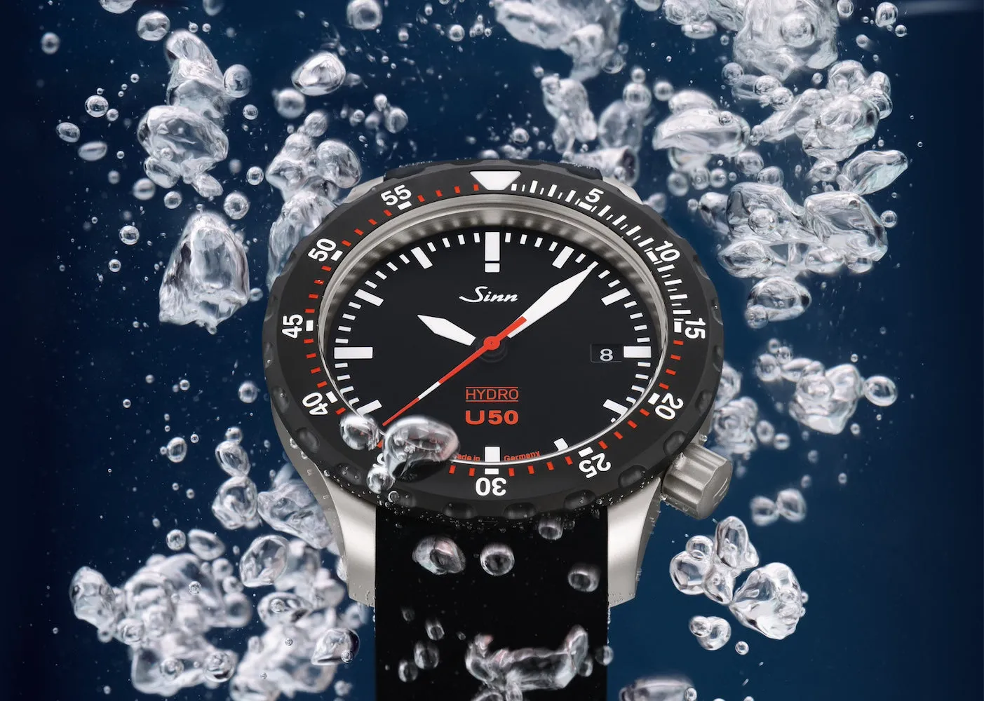 Sinn Uhren Sinn U50 Hydro SDR Textil Olive Grau Uhr