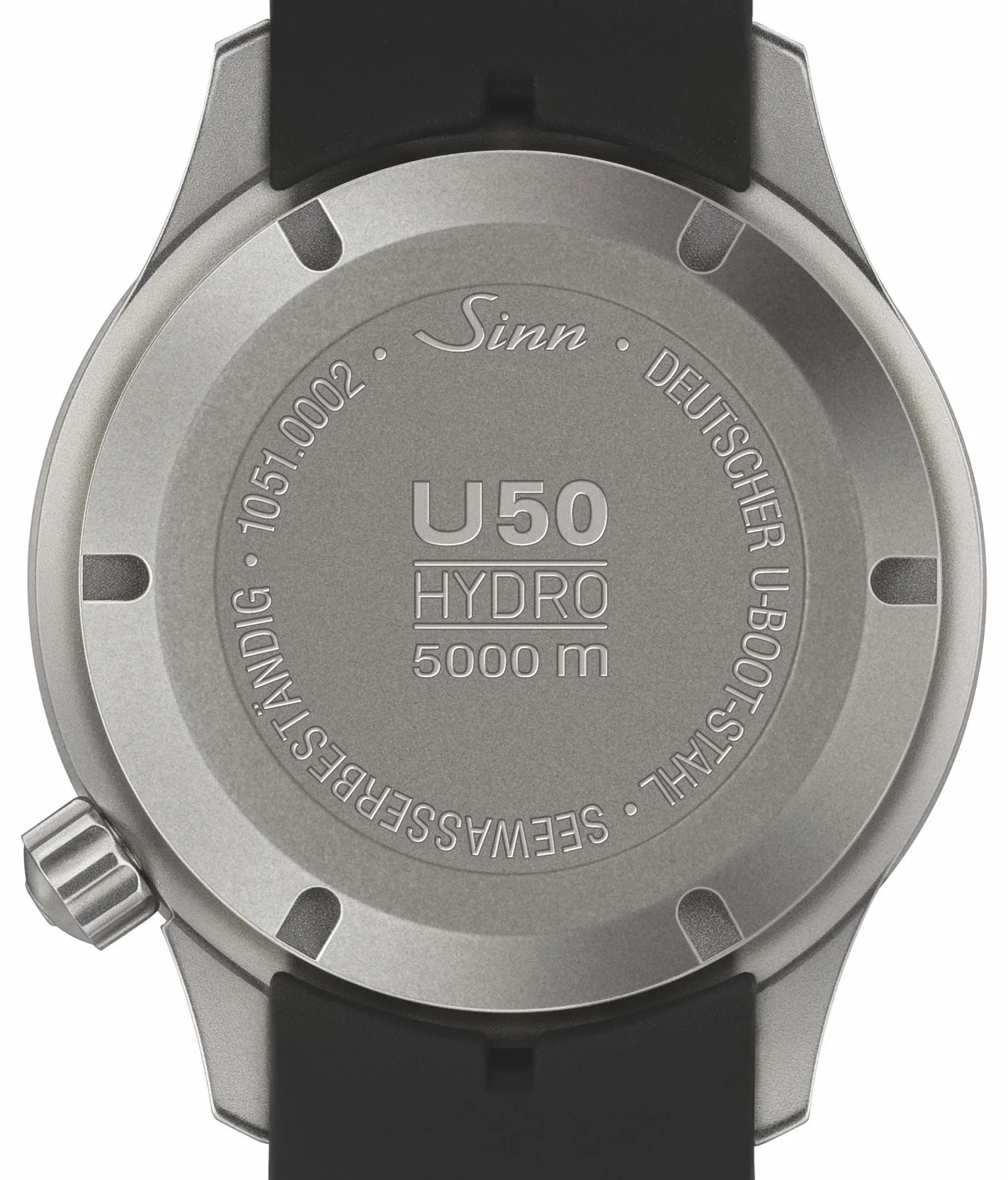 Sinn Uhren Sinn U50 Hydro Silikon Armbanduhr Weiß