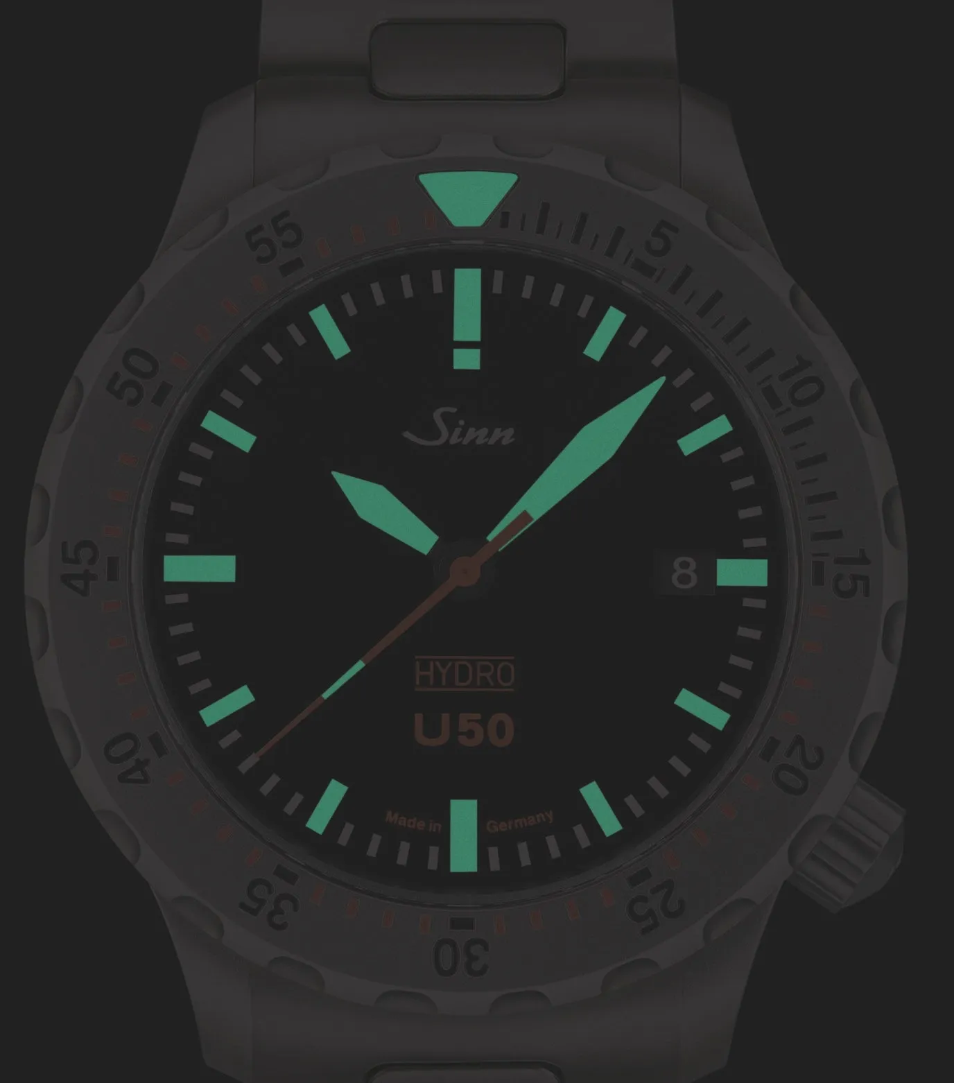 Sinn Uhren Sinn U50 Hydro Textile Olive Grau Uhr
