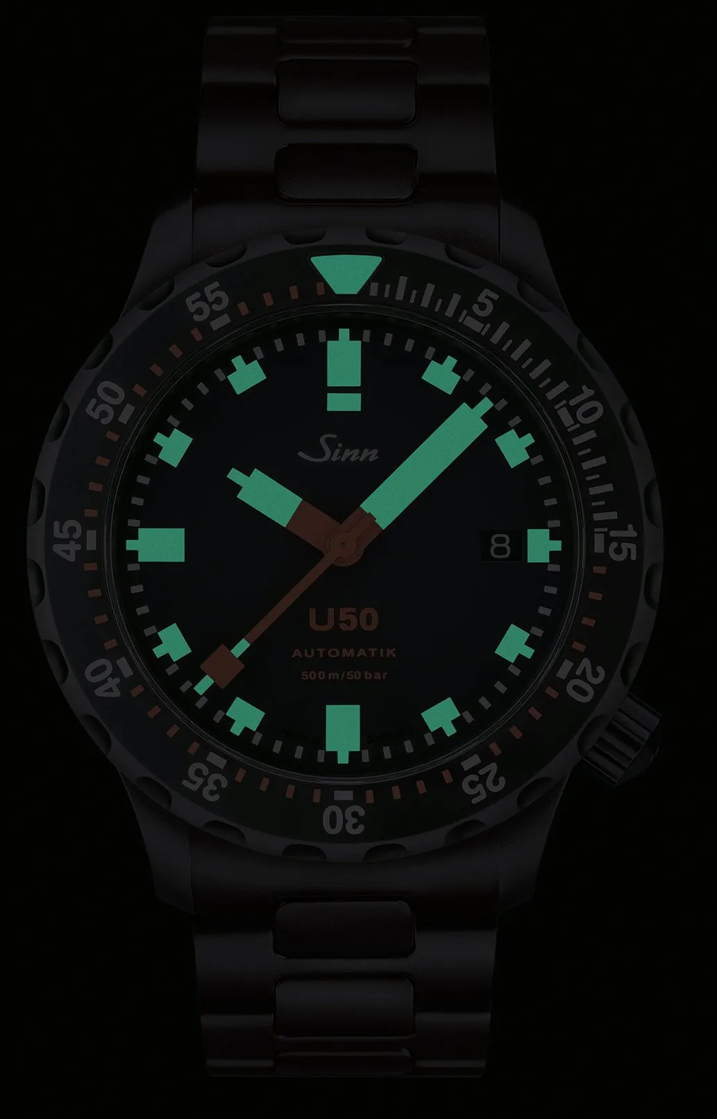 Sinn Uhren Sinn U50 S Silikon Armbanduhr Schwarz