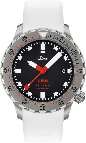 Sinn Uhren Sinn U50 Silikon Armbanduhr Weiß