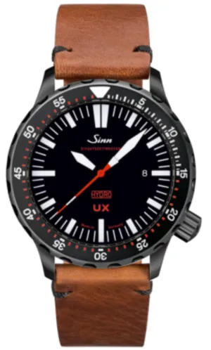 Sinn UX S EZM 2B Vintage-Uhr aus braunem Rindsleder