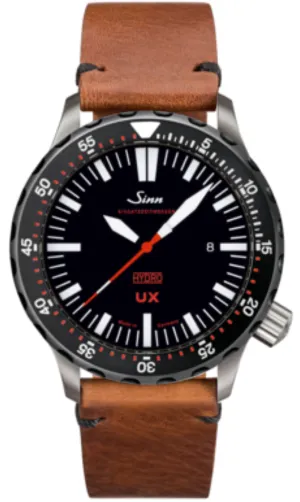 Sinn UX SDR EZM 2B Vintage-Uhr aus braunem Rindsleder