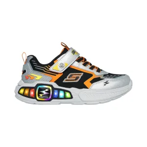 Skechers Jungen (Vorschule) 400151LSLBK Light Storm 3.0 Silber/Schwarz