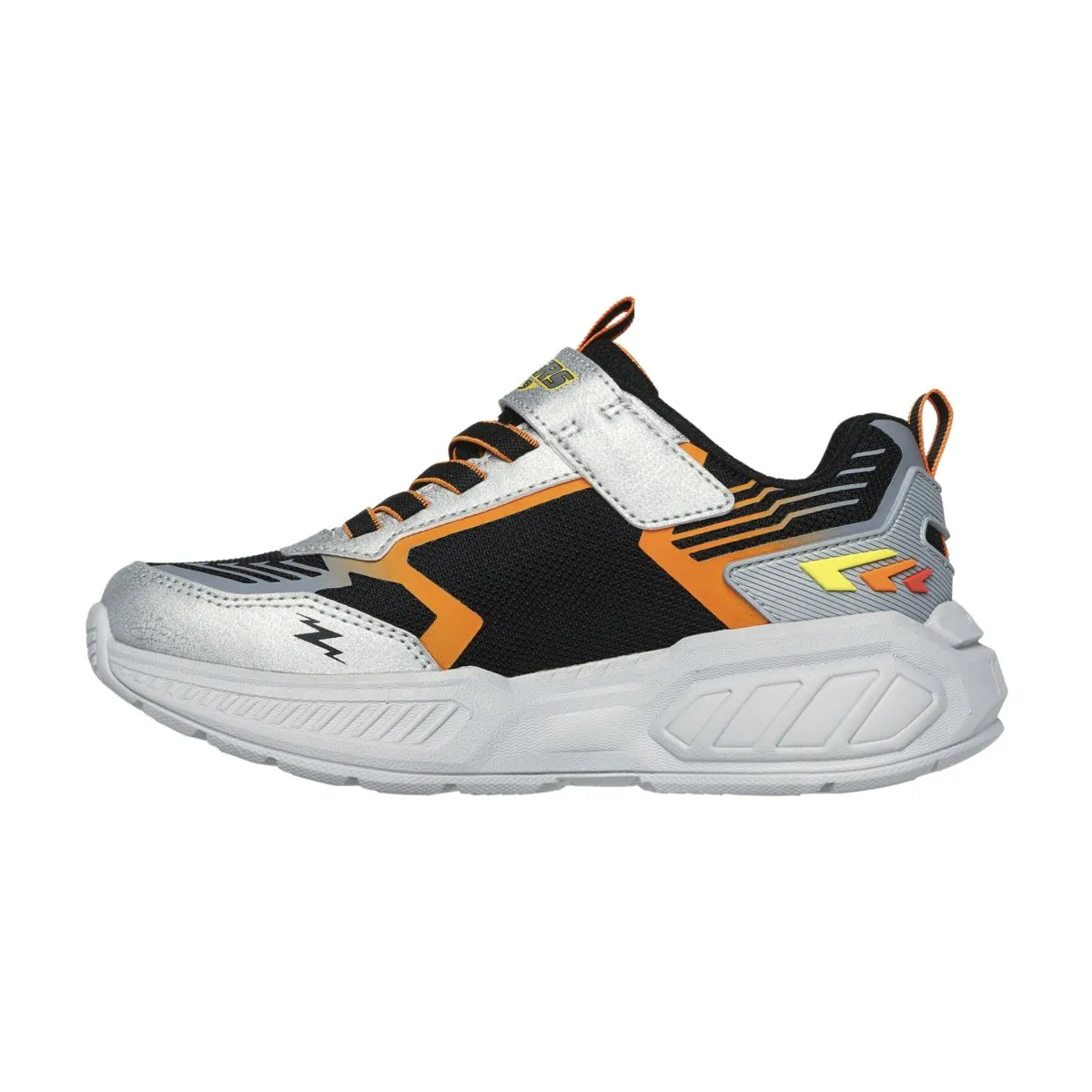 Skechers Jungen (Vorschule) 400151LSLBK Light Storm 3.0 Silber/Schwarz