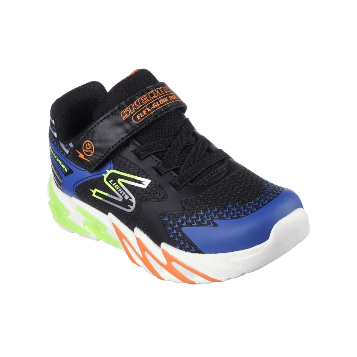 Skechers PS (Vorschule) 400138LBKBL S Lights: Flex-Glow Bolt