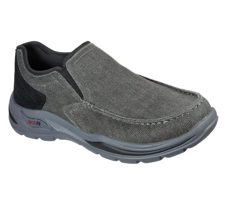 Skechers Schuhe Arch-Fit Motley-Rolens Schwarz