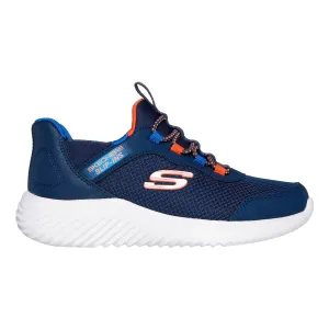 Skechers Schuhe Kinder Slip-Ins: Bounder - Brisk - Burst Marineblau