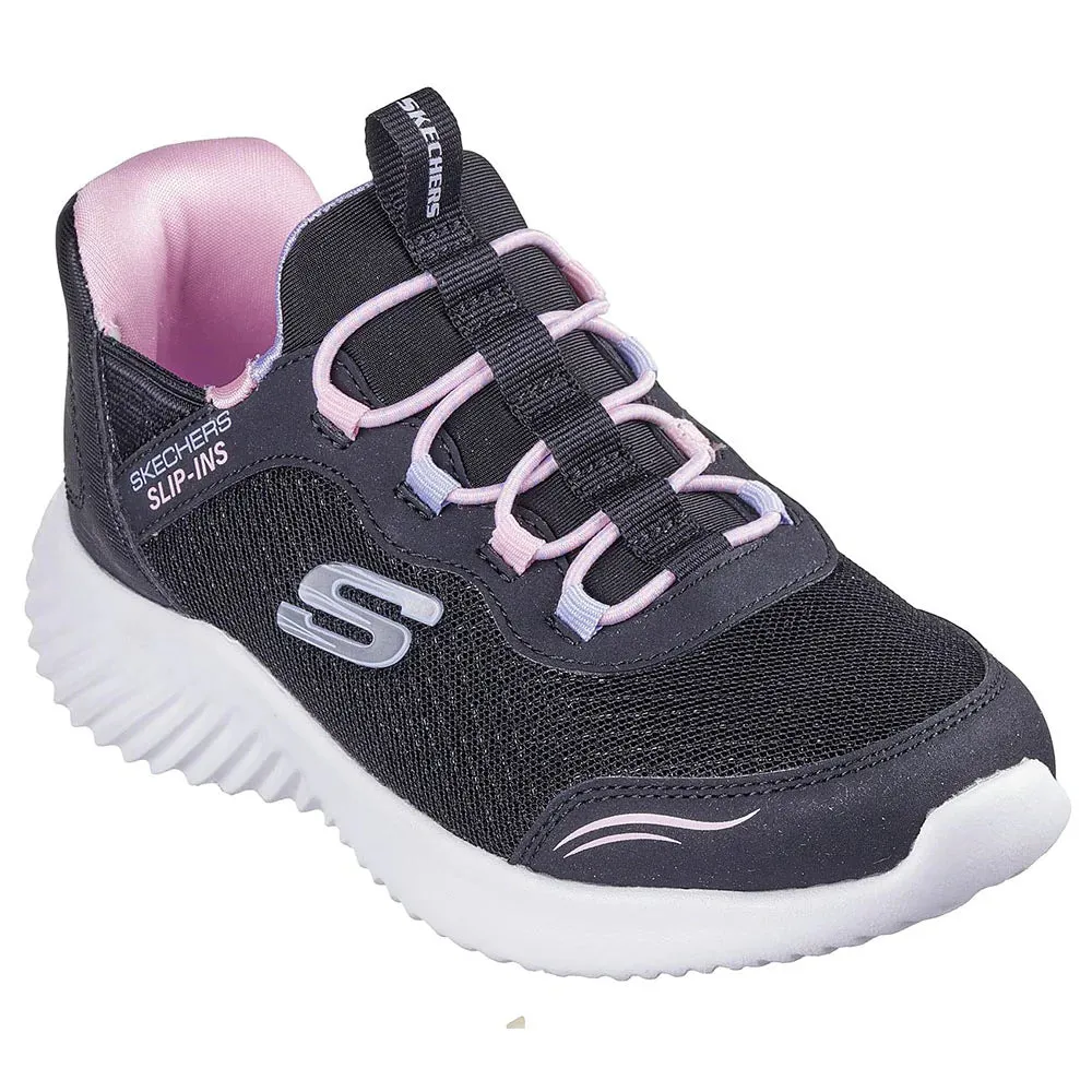Skechers Schuhe Kinder Slip-Ins: Bounder - Einfach Niedliches Schwarz