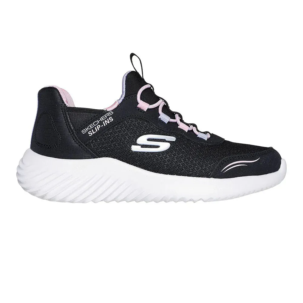 Skechers Schuhe Kinder Slip-Ins: Bounder - Einfach Niedliches Schwarz