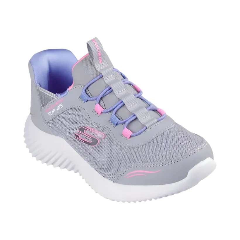 Skechers Schuhe Kinder Slip-Ins: Bounder - Einfach Niedliches Grau