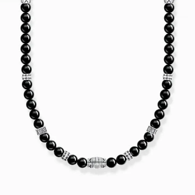 Sterling Silber Schwarzer Onyx Halskette KE2180-507-11 Thomas Sabo Halsketten