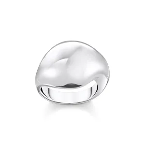 Sterling Silber Kühnheit Eleganz Organisch Tropfenförmiger Ring TR2470-001-21 Thomas Sabo Ringe