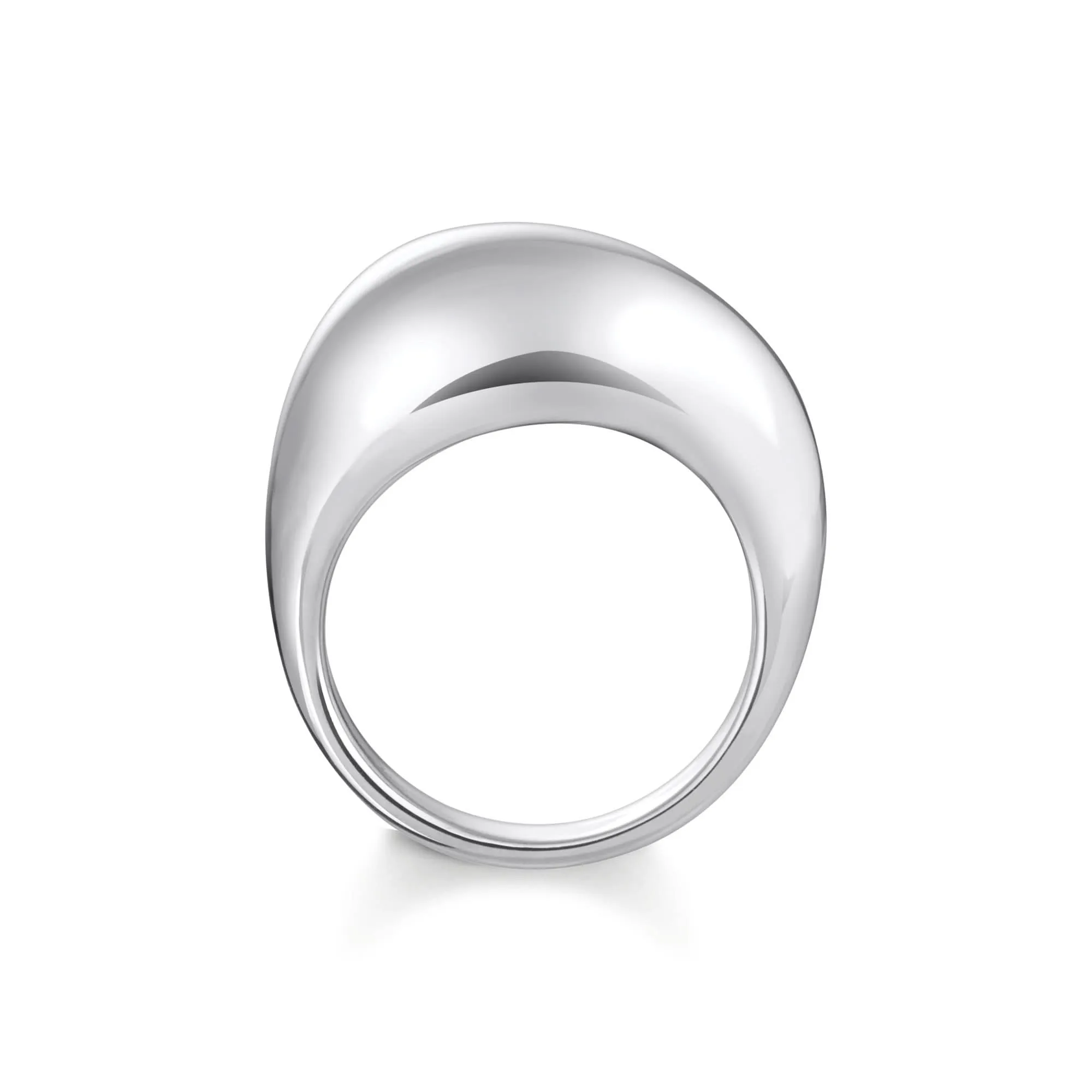 Sterling Silber Kühnheit Eleganz Organisch Tropfenförmiger Ring TR2470-001-21 Thomas Sabo Ringe