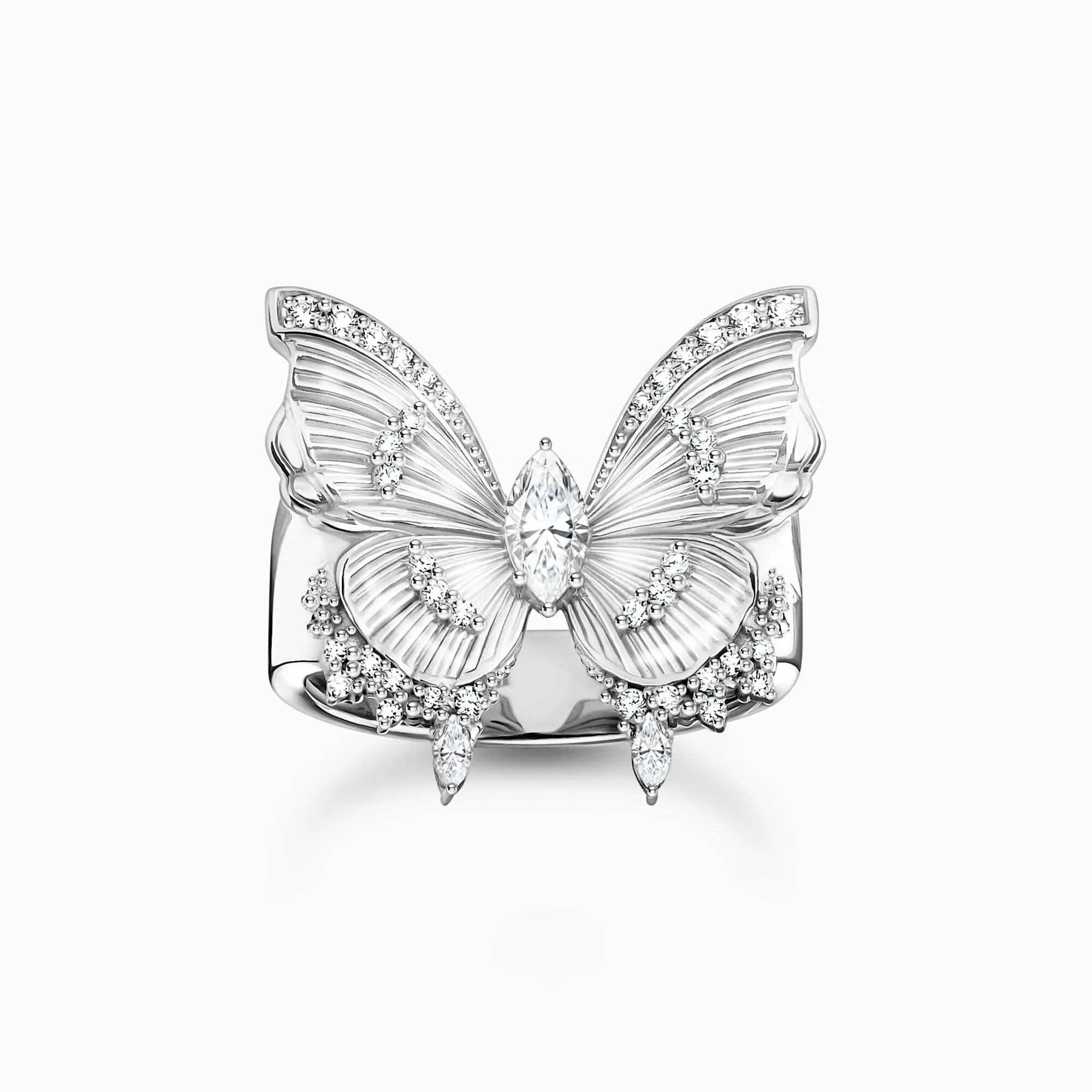 Sterling Silber Schmetterlings-Paradies Cocktailring TR2495-051-14 Thomas Sabo Ringe