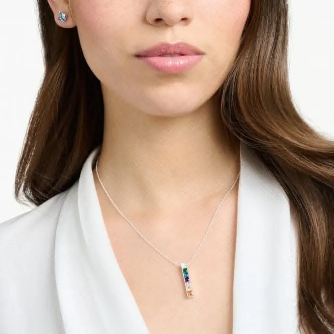 Sterling Silber Halskette mit bunten Steinen KE2113-166-7-L45V Thomas Sabo Halsketten